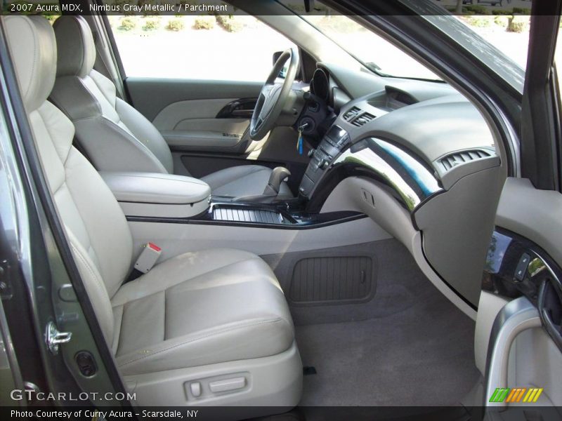 Nimbus Gray Metallic / Parchment 2007 Acura MDX