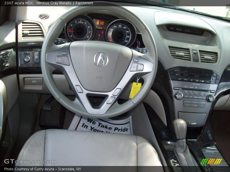 Nimbus Gray Metallic / Parchment 2007 Acura MDX
