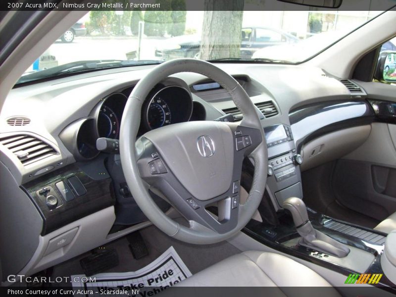 Nimbus Gray Metallic / Parchment 2007 Acura MDX