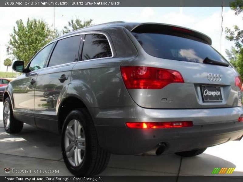 Quartz Grey Metallic / Black 2009 Audi Q7 3.6 Premium quattro