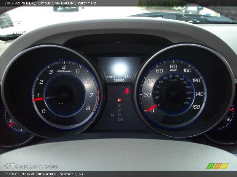 Nimbus Gray Metallic / Parchment 2007 Acura MDX