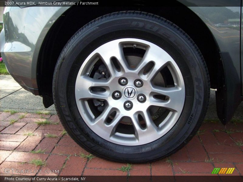 Nimbus Gray Metallic / Parchment 2007 Acura MDX