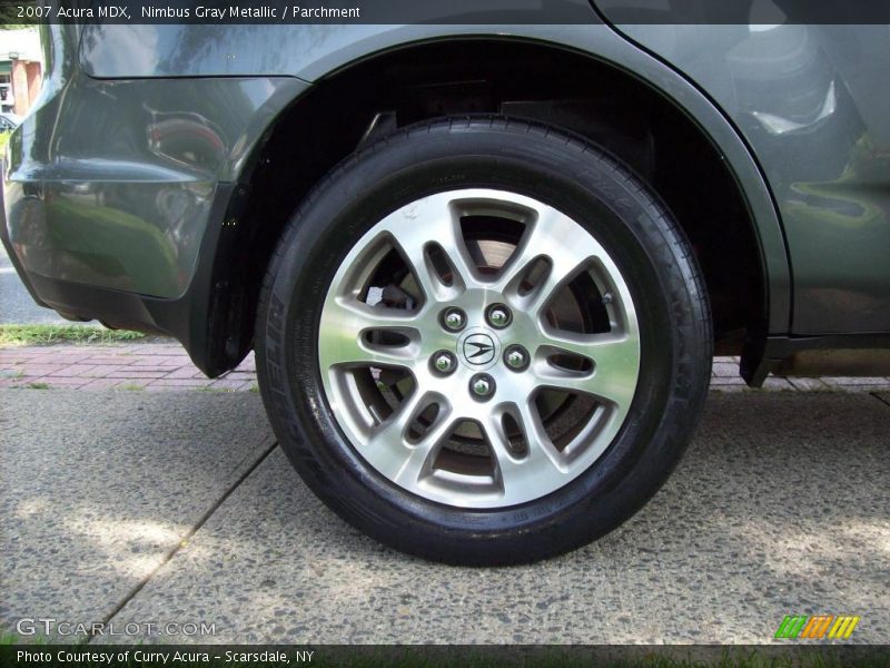 Nimbus Gray Metallic / Parchment 2007 Acura MDX