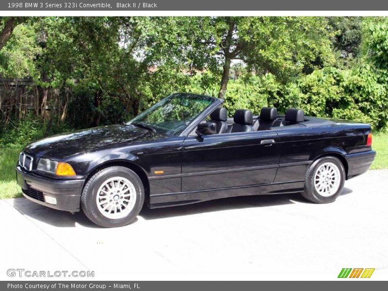 Black II / Black 1998 BMW 3 Series 323i Convertible