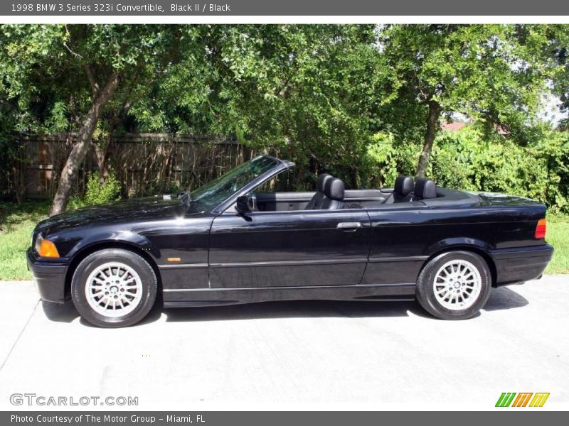 Black II / Black 1998 BMW 3 Series 323i Convertible