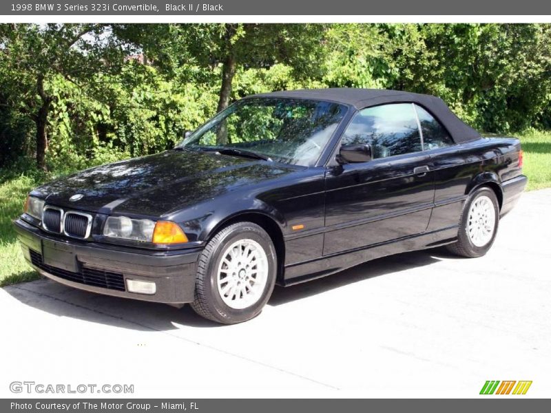 Black II / Black 1998 BMW 3 Series 323i Convertible