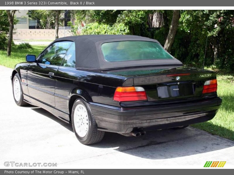 Black II / Black 1998 BMW 3 Series 323i Convertible