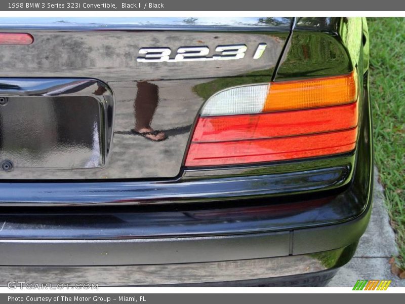 Black II / Black 1998 BMW 3 Series 323i Convertible