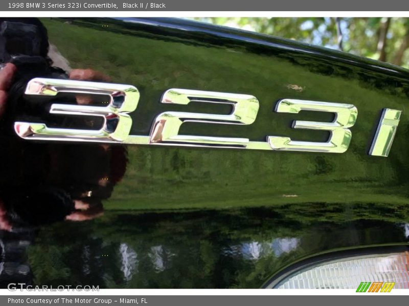 Black II / Black 1998 BMW 3 Series 323i Convertible