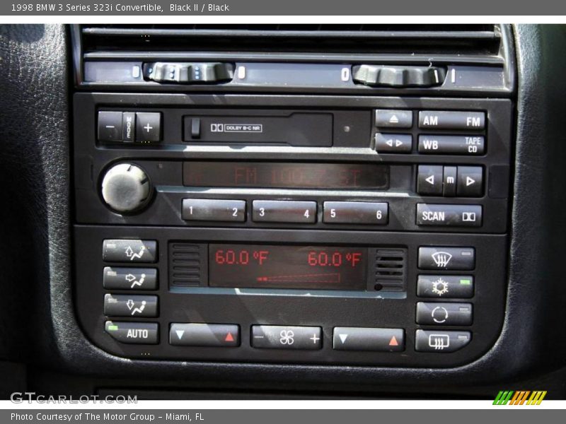 Black II / Black 1998 BMW 3 Series 323i Convertible