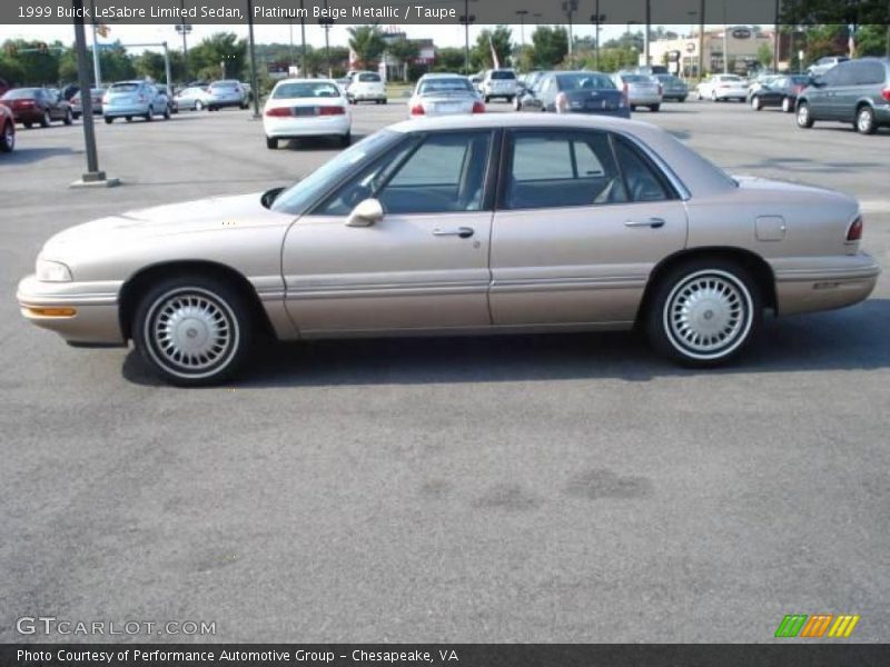 Platinum Beige Metallic / Taupe 1999 Buick LeSabre Limited Sedan