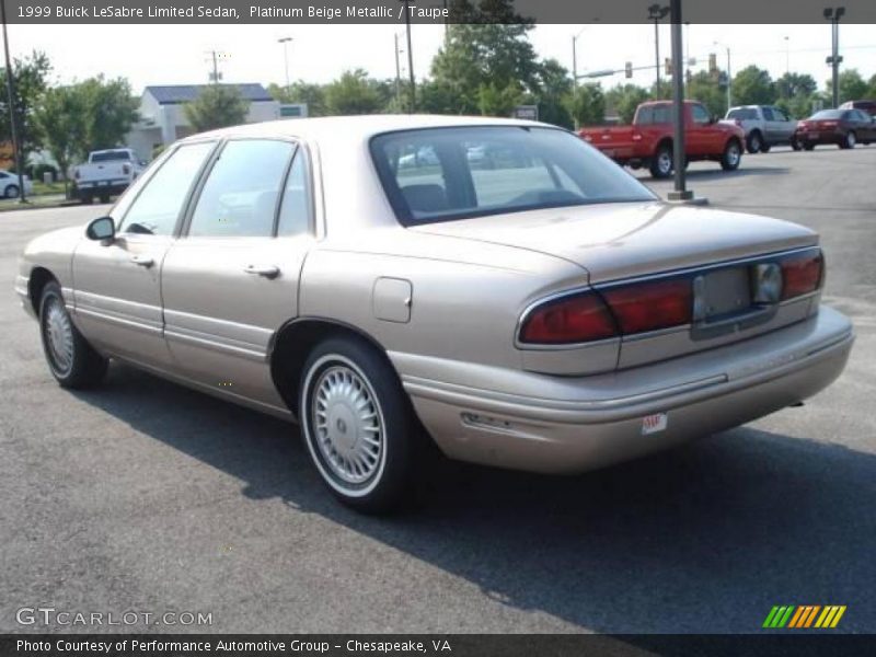 Platinum Beige Metallic / Taupe 1999 Buick LeSabre Limited Sedan