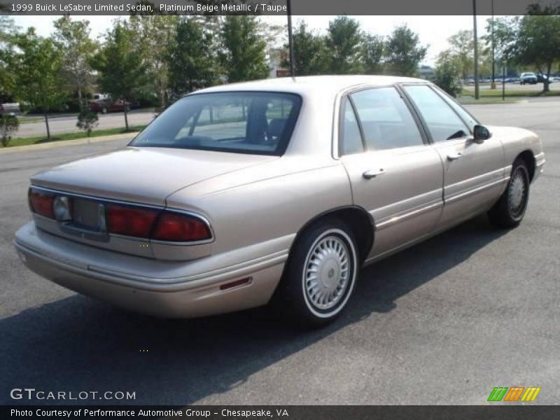 Platinum Beige Metallic / Taupe 1999 Buick LeSabre Limited Sedan