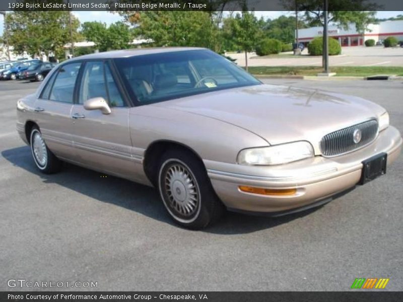 Platinum Beige Metallic / Taupe 1999 Buick LeSabre Limited Sedan