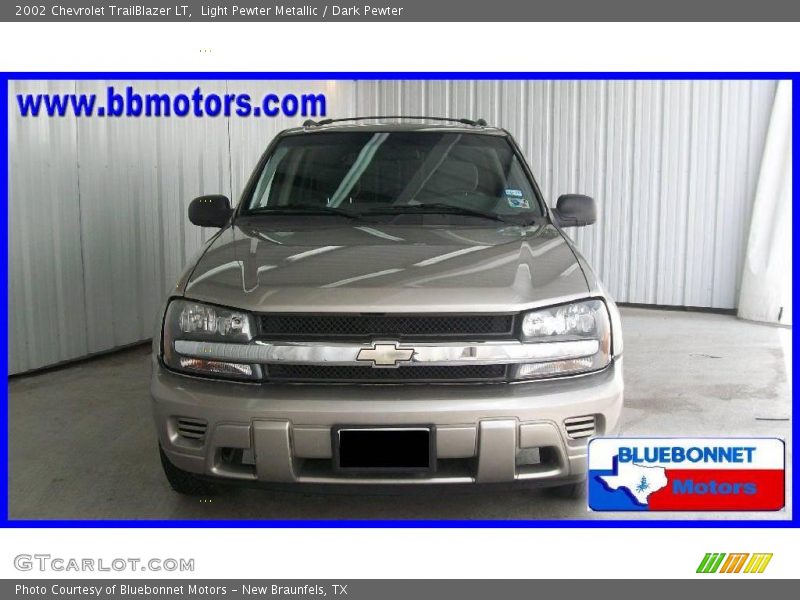 Light Pewter Metallic / Dark Pewter 2002 Chevrolet TrailBlazer LT