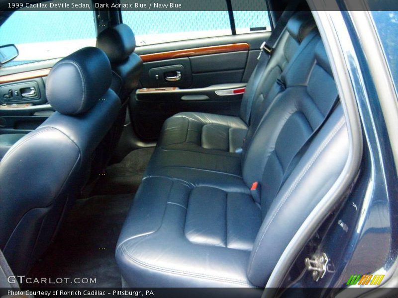 Dark Adriatic Blue / Navy Blue 1999 Cadillac DeVille Sedan