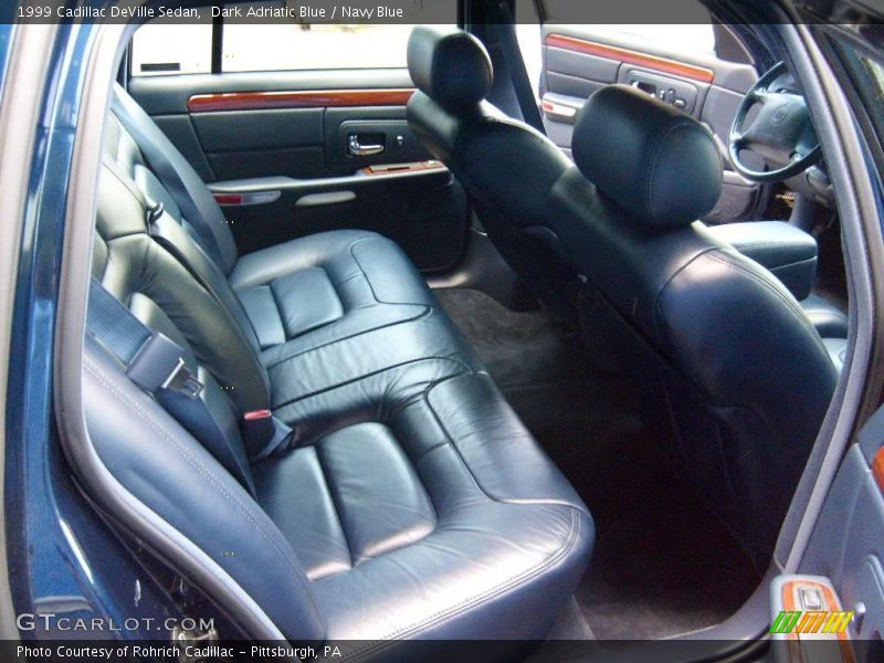 Dark Adriatic Blue / Navy Blue 1999 Cadillac DeVille Sedan
