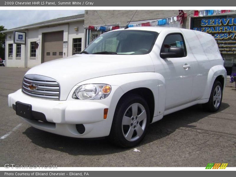 Summit White / Gray 2009 Chevrolet HHR LS Panel