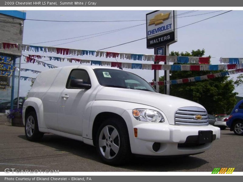 Summit White / Gray 2009 Chevrolet HHR LS Panel