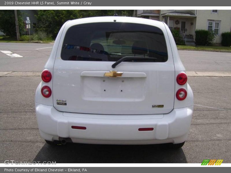 Summit White / Gray 2009 Chevrolet HHR LS Panel