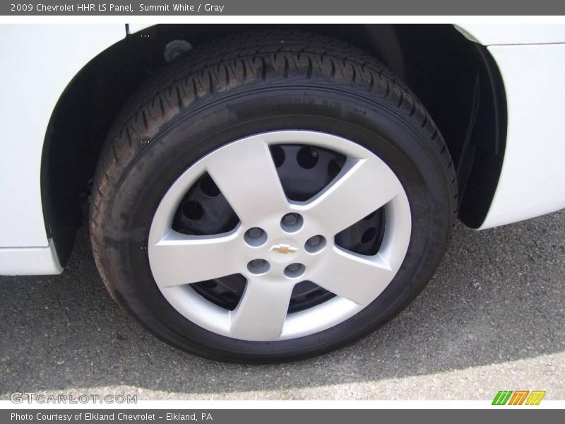 Summit White / Gray 2009 Chevrolet HHR LS Panel
