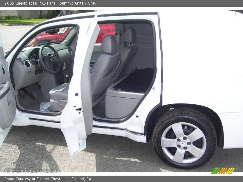 Summit White / Gray 2009 Chevrolet HHR LS Panel