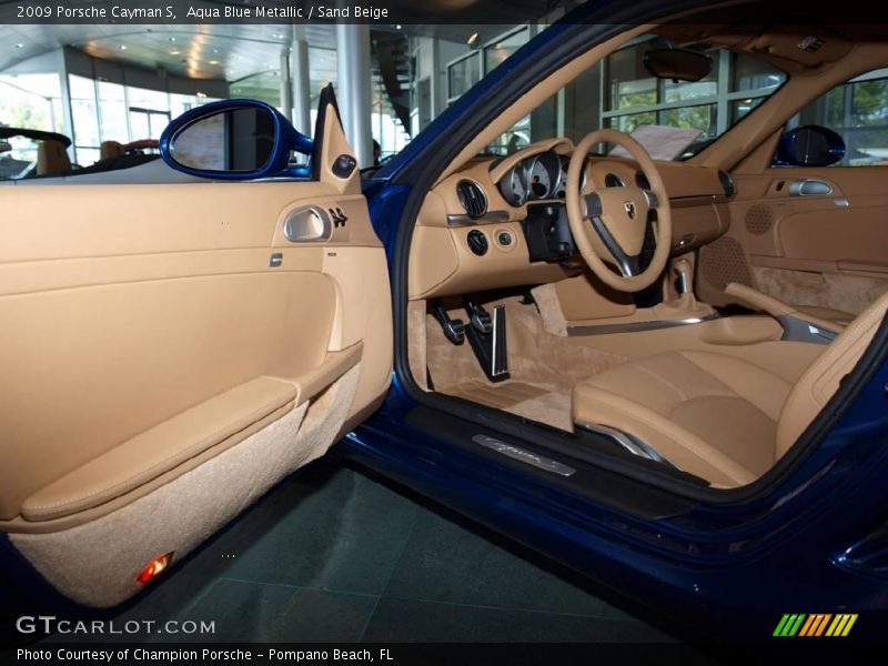 2009 Cayman S Sand Beige Interior