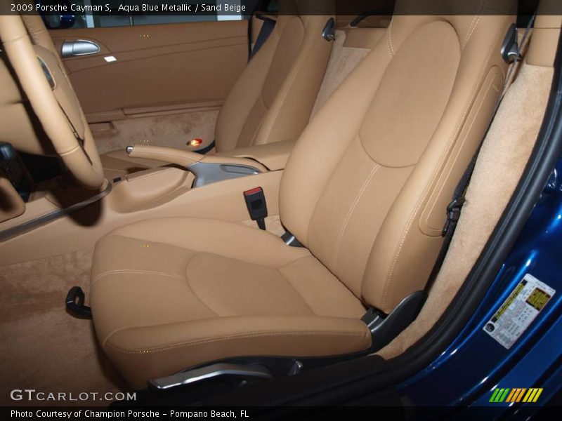  2009 Cayman S Sand Beige Interior