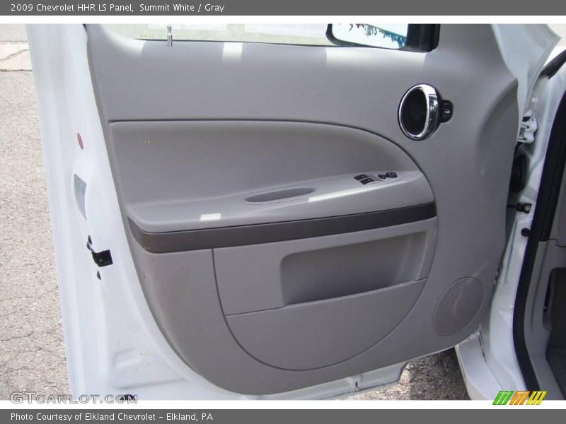Summit White / Gray 2009 Chevrolet HHR LS Panel