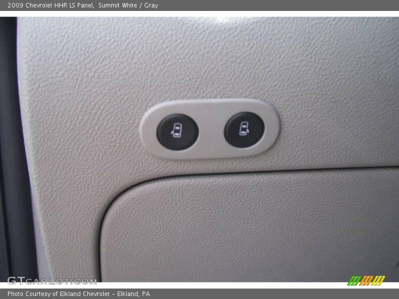 Summit White / Gray 2009 Chevrolet HHR LS Panel