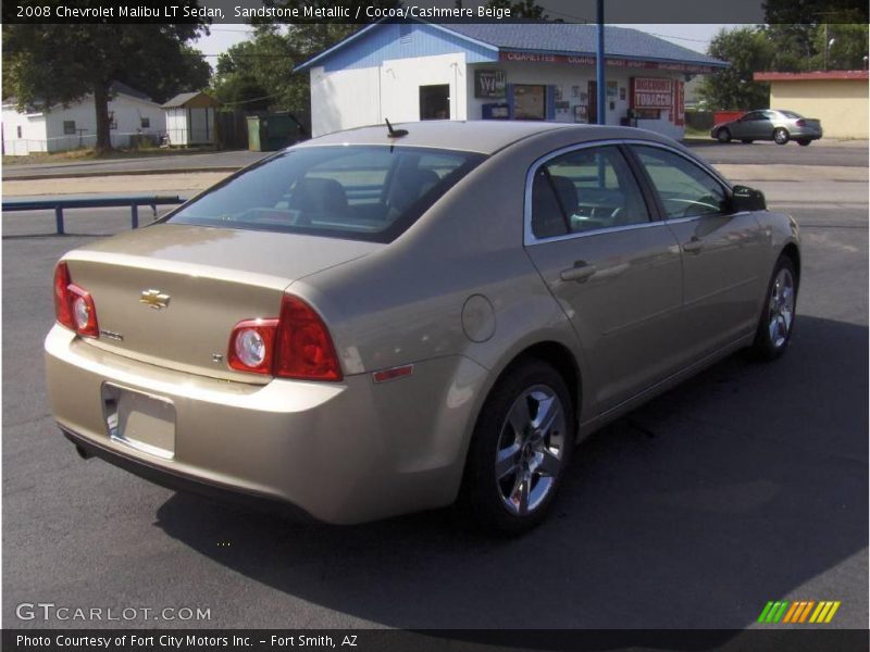 Sandstone Metallic / Cocoa/Cashmere Beige 2008 Chevrolet Malibu LT Sedan