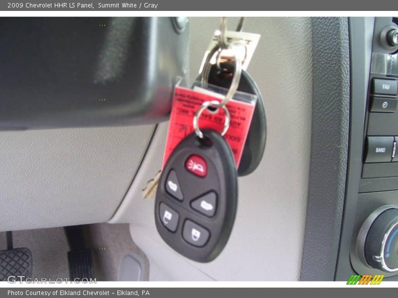 Summit White / Gray 2009 Chevrolet HHR LS Panel