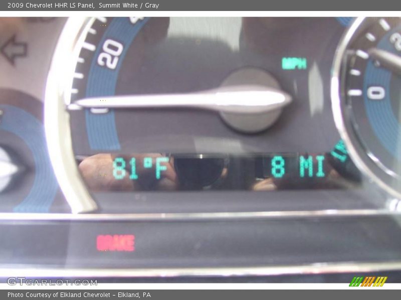 Summit White / Gray 2009 Chevrolet HHR LS Panel