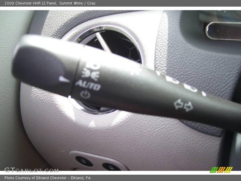 Summit White / Gray 2009 Chevrolet HHR LS Panel