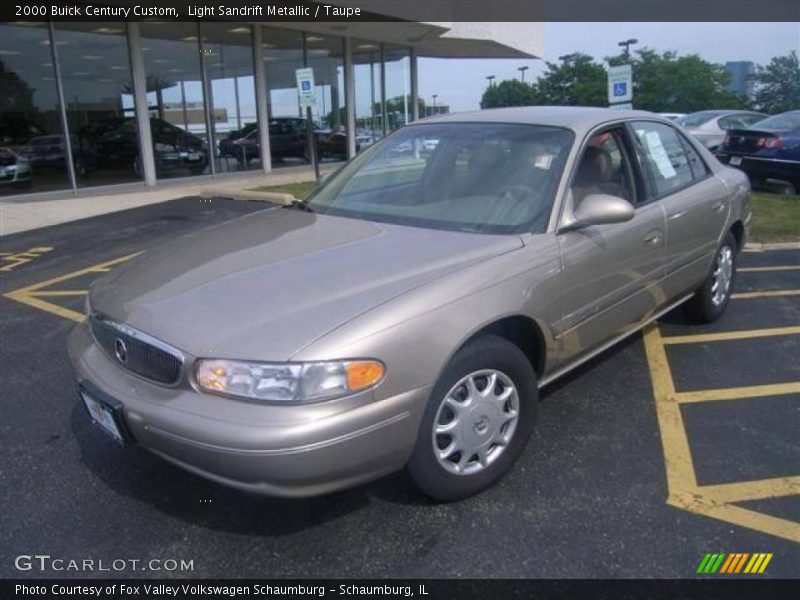 Light Sandrift Metallic / Taupe 2000 Buick Century Custom