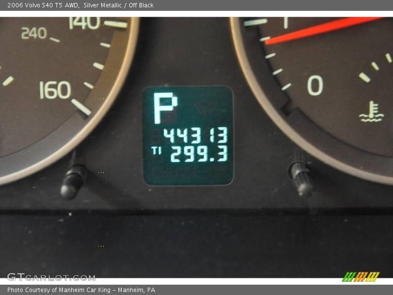 Silver Metallic / Off Black 2006 Volvo S40 T5 AWD