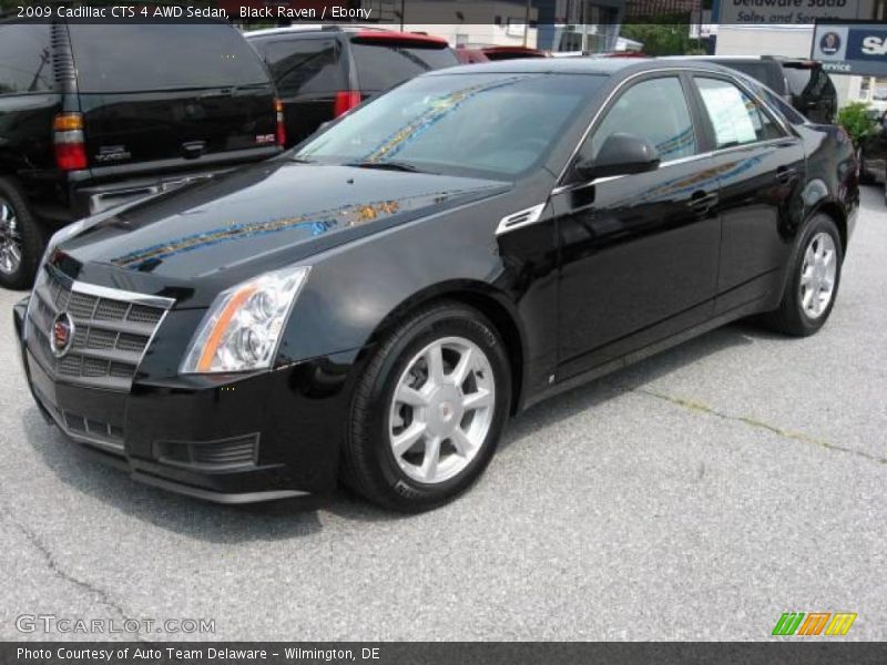 Black Raven / Ebony 2009 Cadillac CTS 4 AWD Sedan