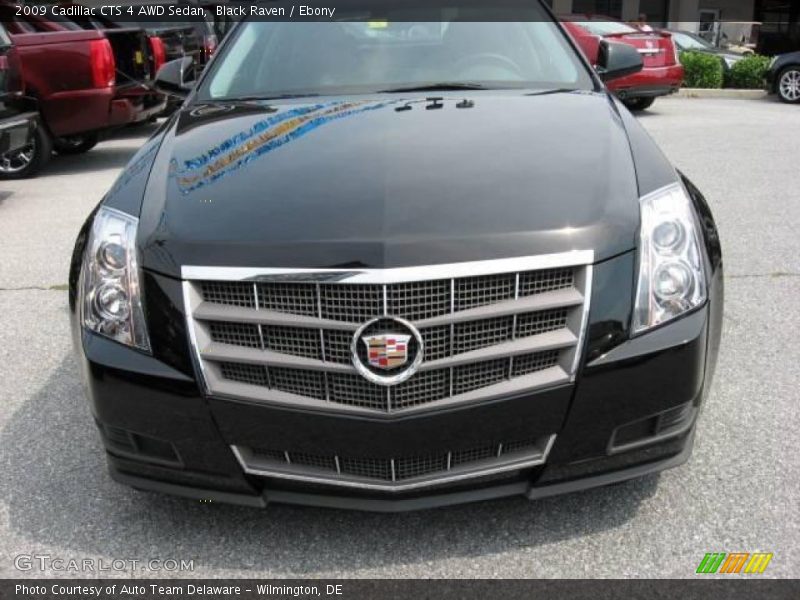 Black Raven / Ebony 2009 Cadillac CTS 4 AWD Sedan