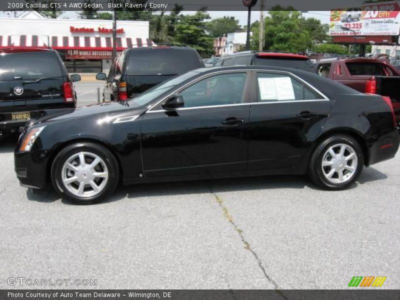 Black Raven / Ebony 2009 Cadillac CTS 4 AWD Sedan