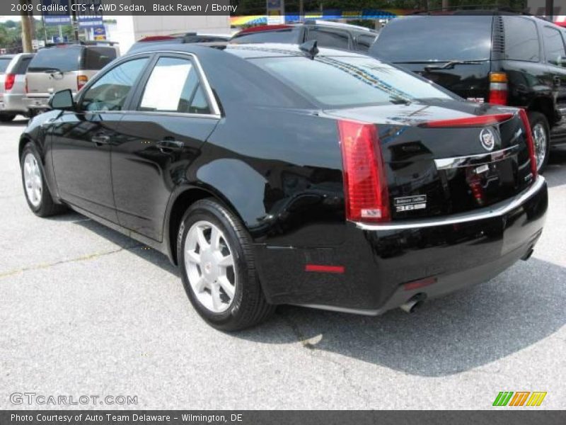 Black Raven / Ebony 2009 Cadillac CTS 4 AWD Sedan