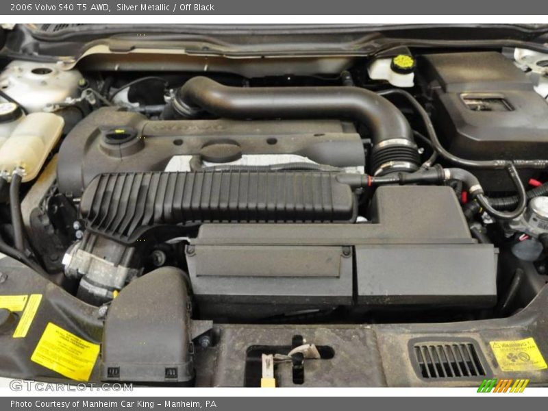 Silver Metallic / Off Black 2006 Volvo S40 T5 AWD