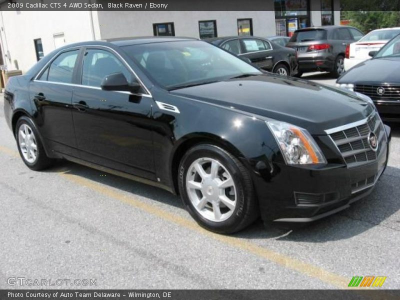 Black Raven / Ebony 2009 Cadillac CTS 4 AWD Sedan
