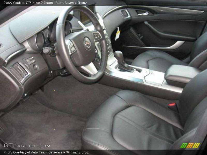 Black Raven / Ebony 2009 Cadillac CTS 4 AWD Sedan