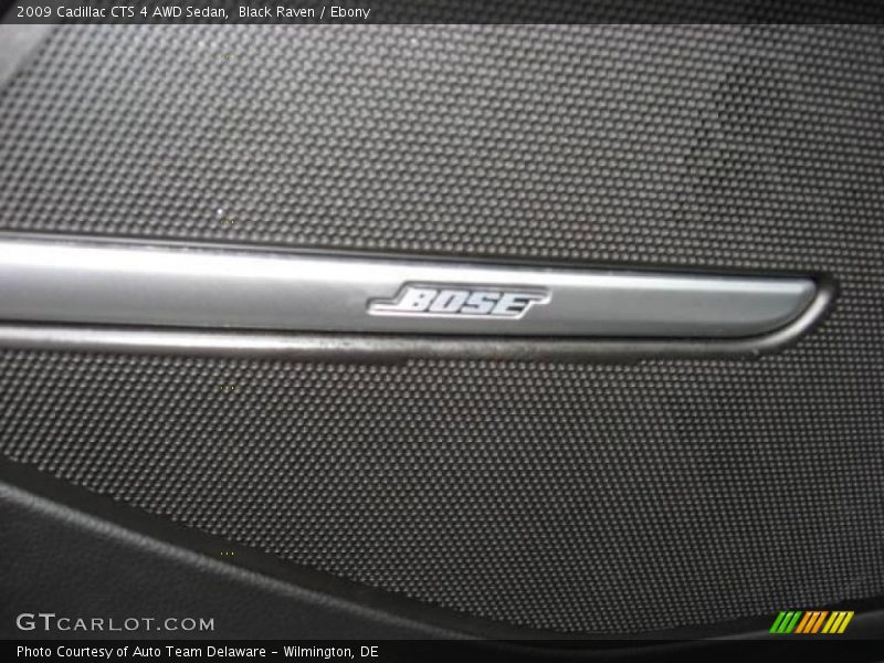 Black Raven / Ebony 2009 Cadillac CTS 4 AWD Sedan