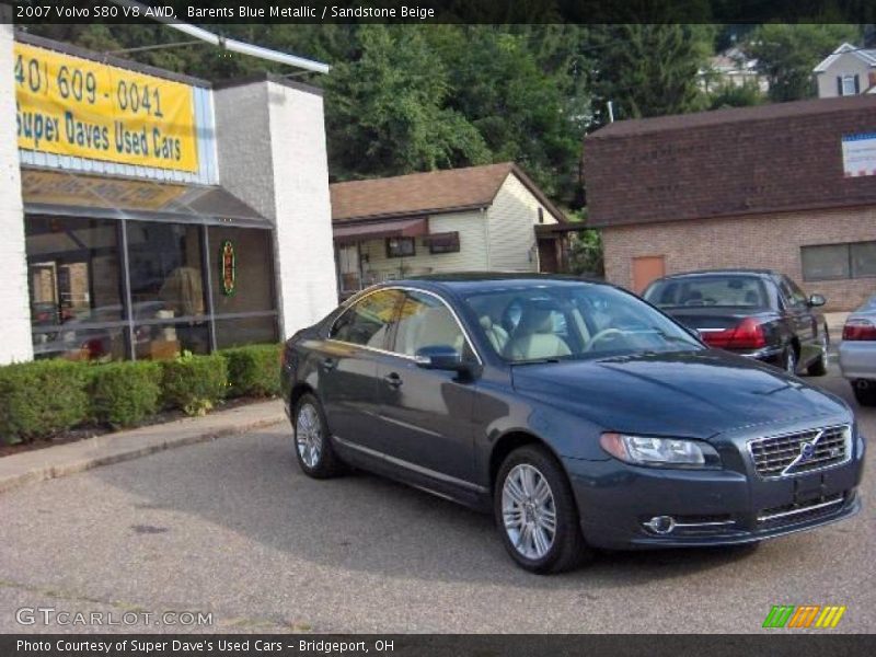 Barents Blue Metallic / Sandstone Beige 2007 Volvo S80 V8 AWD