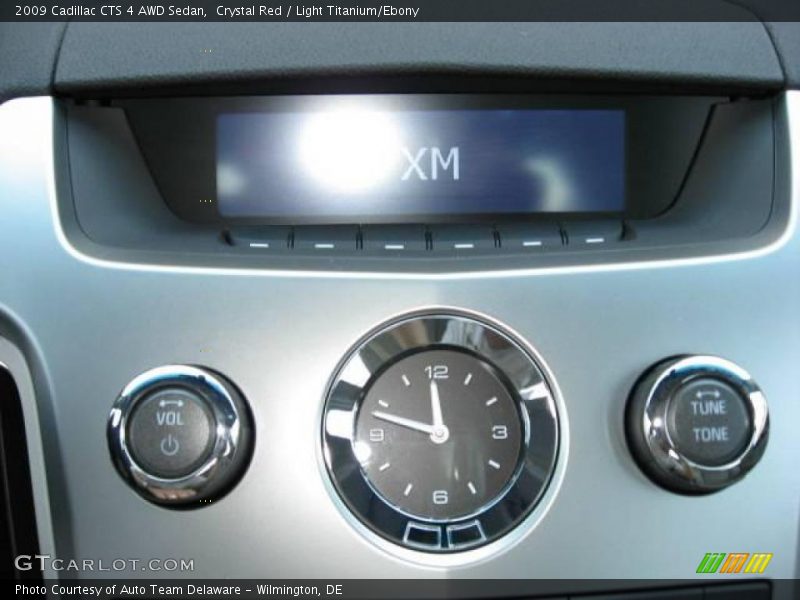 Crystal Red / Light Titanium/Ebony 2009 Cadillac CTS 4 AWD Sedan