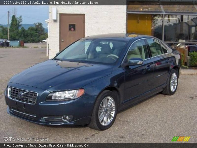 Barents Blue Metallic / Sandstone Beige 2007 Volvo S80 V8 AWD