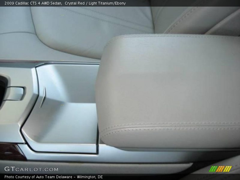 Crystal Red / Light Titanium/Ebony 2009 Cadillac CTS 4 AWD Sedan