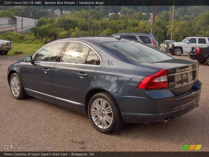 Barents Blue Metallic / Sandstone Beige 2007 Volvo S80 V8 AWD