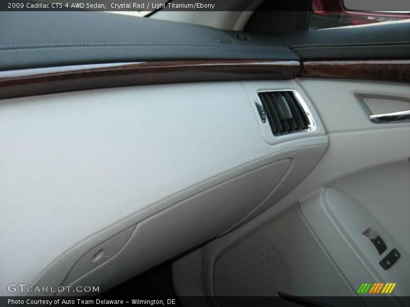 Crystal Red / Light Titanium/Ebony 2009 Cadillac CTS 4 AWD Sedan